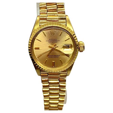 rolex 22k gold|gold rolex ladies watches.